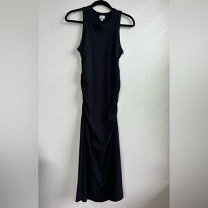 a new day Black Ribbed Maxi Dress